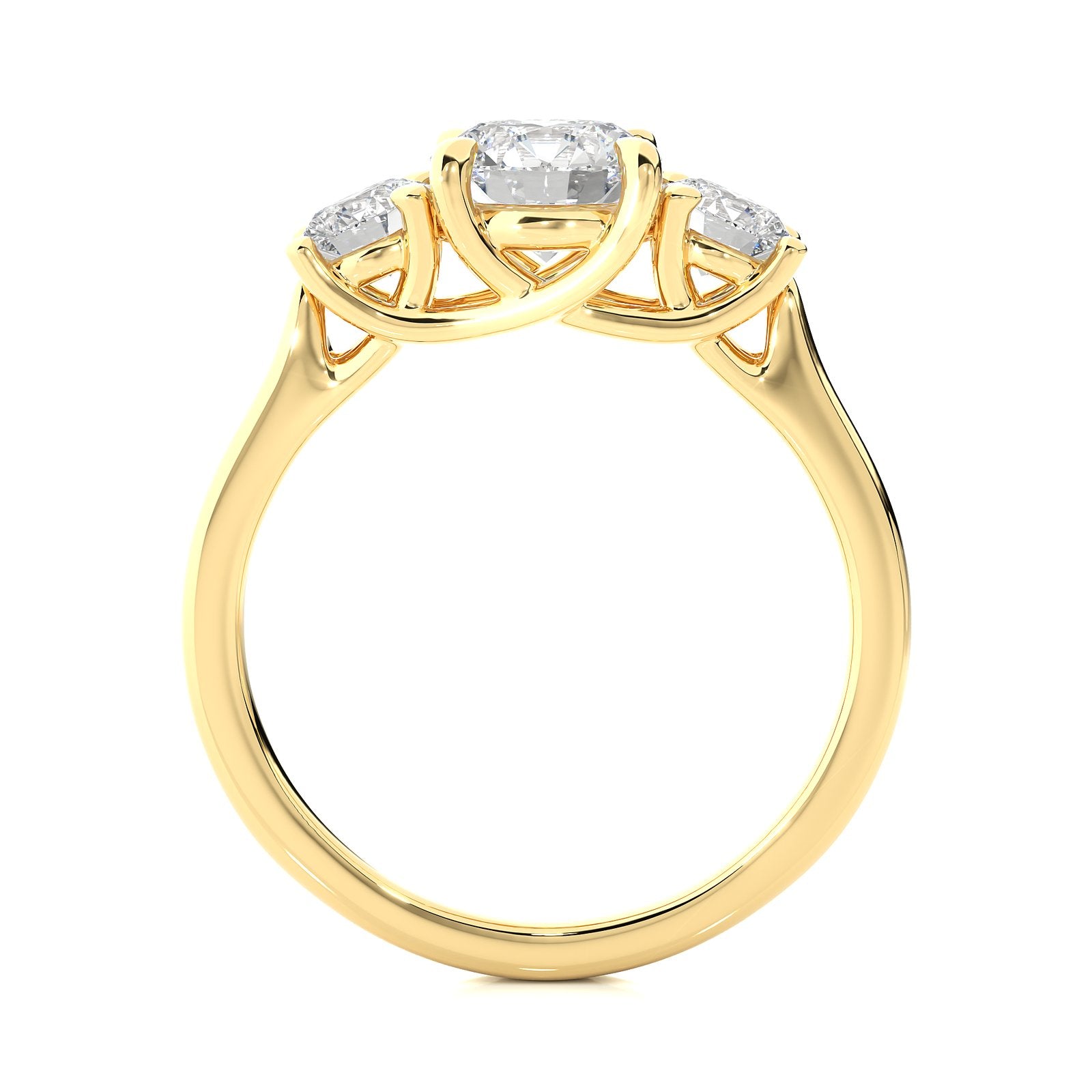 Solitaire Ring R3_RD_105 - YG