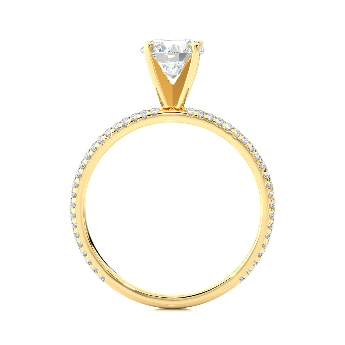 Solitaire Ring RP_RD_146 - YG