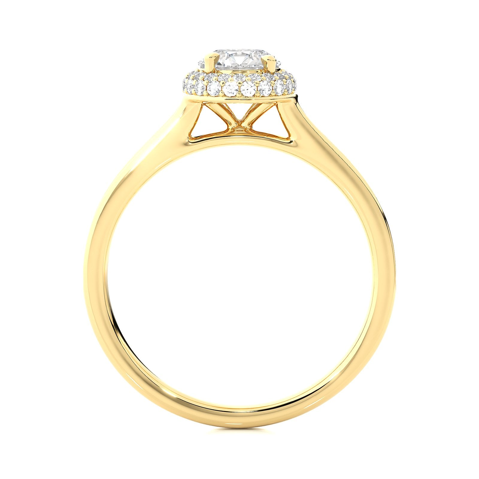 Solitaire Ring RH_RD_227 - YG