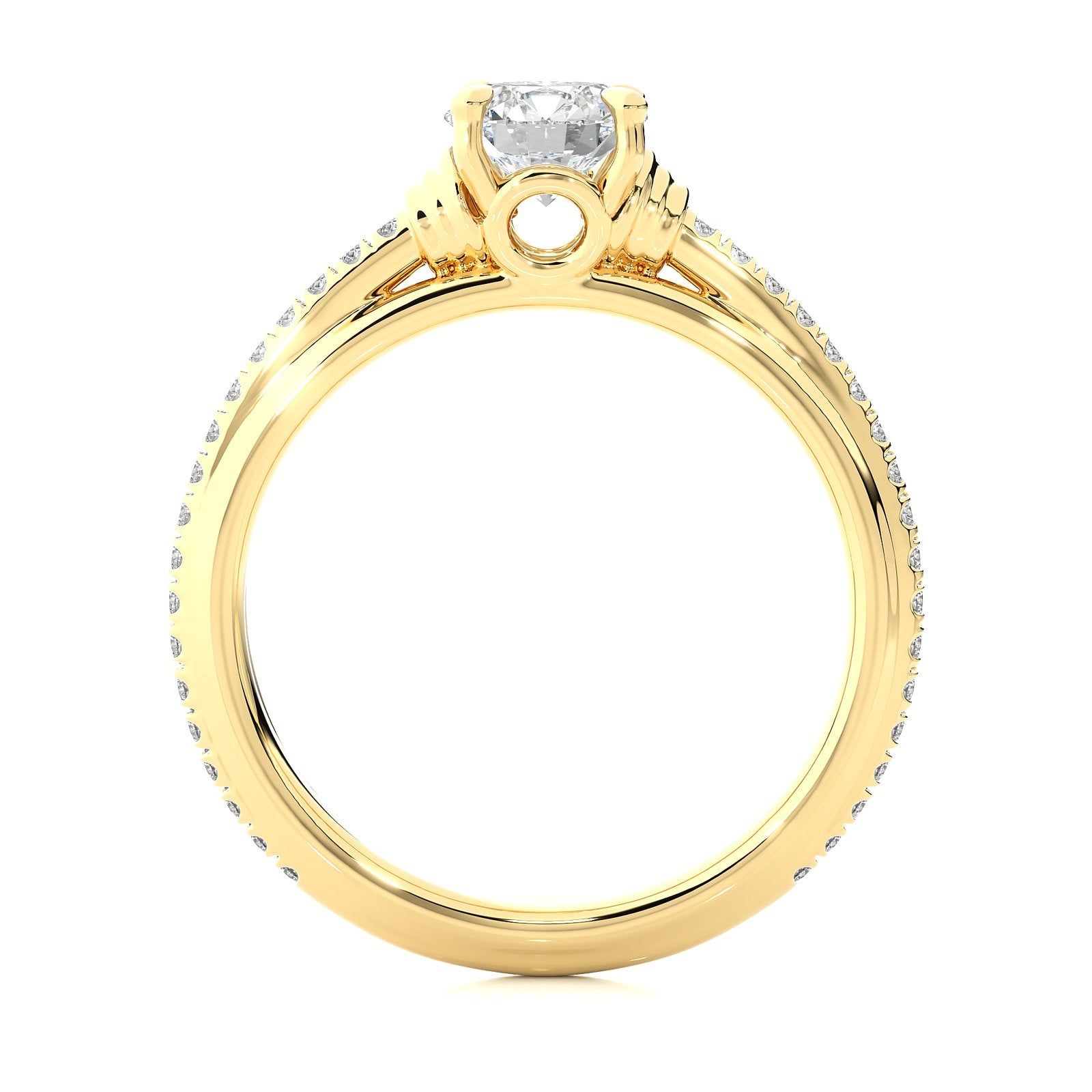 Solitaire Ring RC_RD_243 - YG