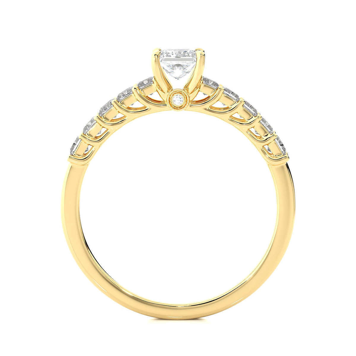 Solitaire Ring RC_PR_223 - YG