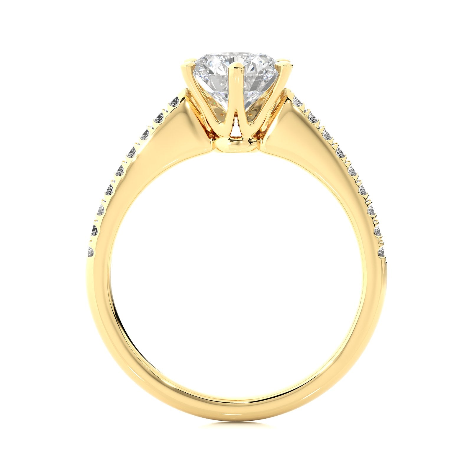 Solitaire Ring RC_RD_150 - YG