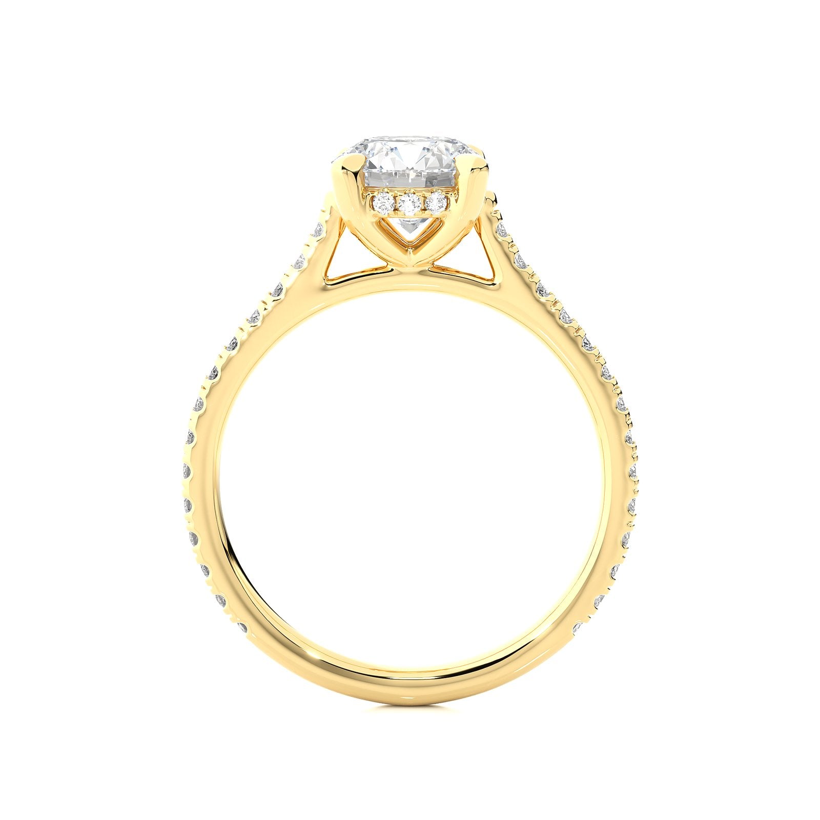 Solitaire Ring RC_RD_114 - YG
