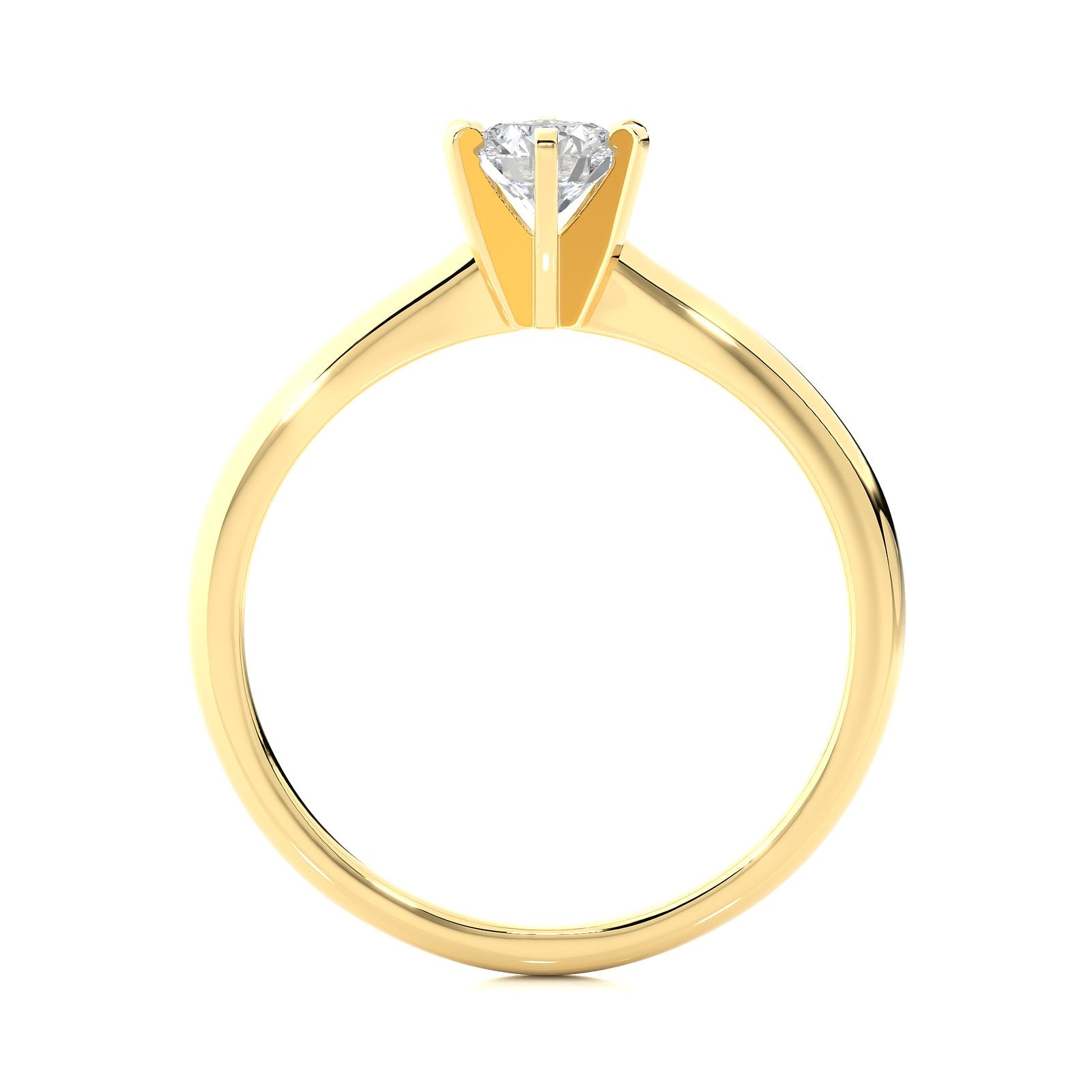 Solitaire Ring RS_RD_154 - YG