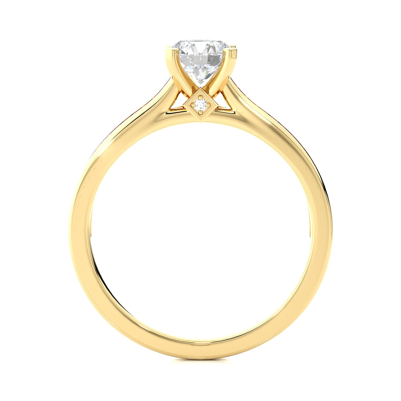 Solitaire Ring RC_AS_229 - YG