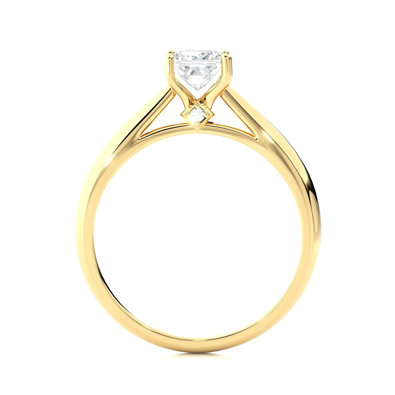 Solitaire Ring RS_PR_156 - YG