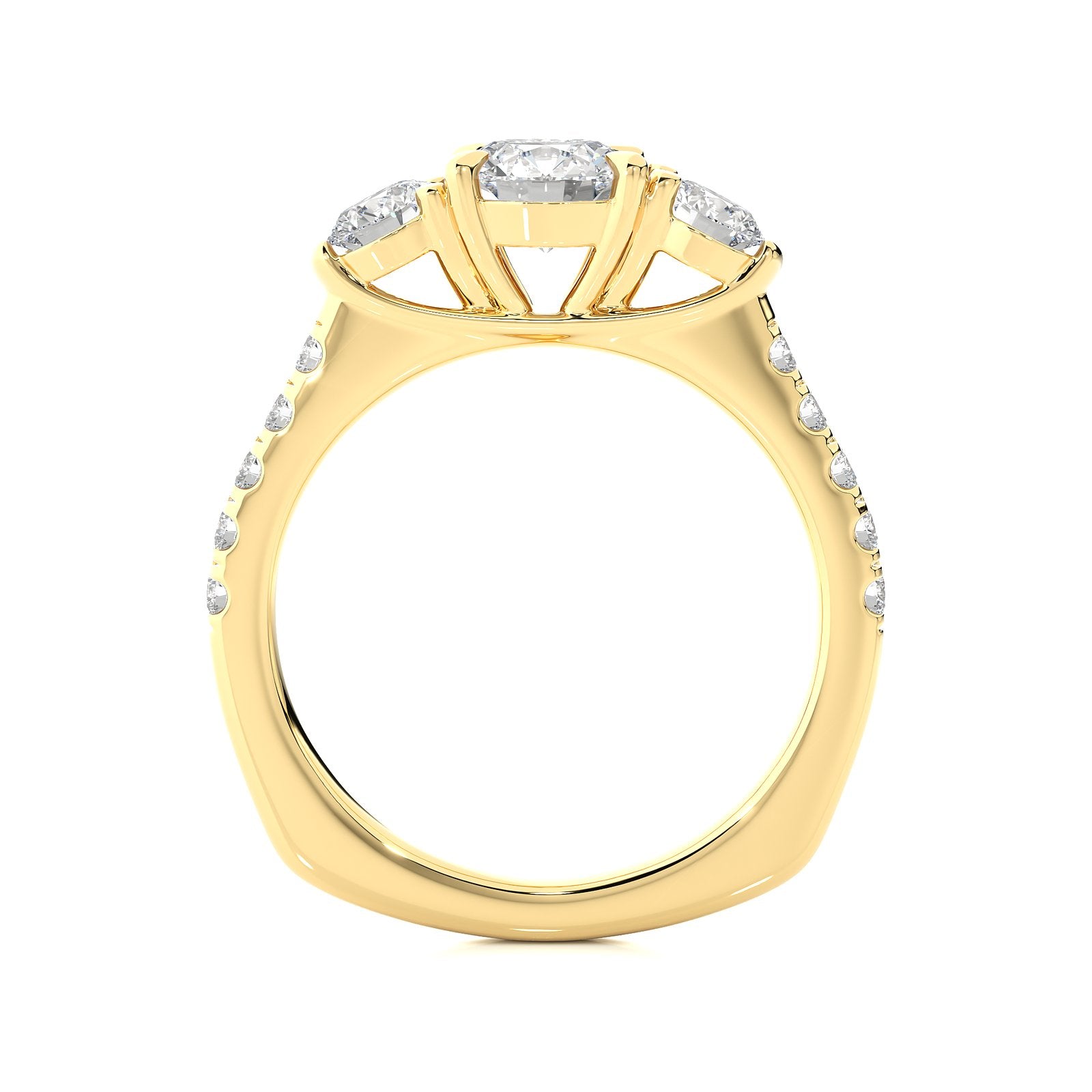 Solitaire Ring R3_RD_145 - YG