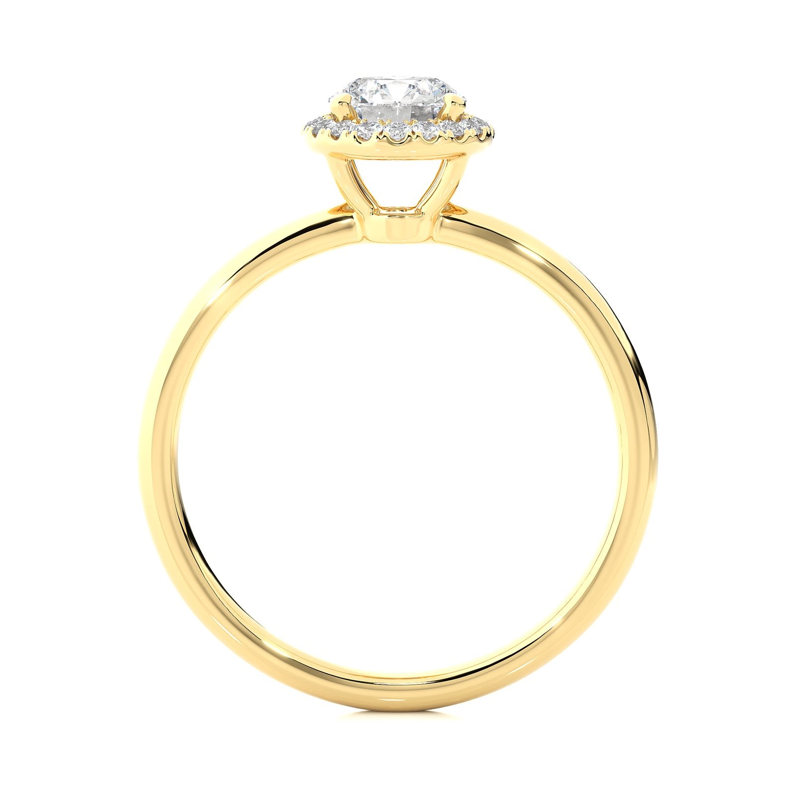 Solitaire Ring RH_RD_216 - YG