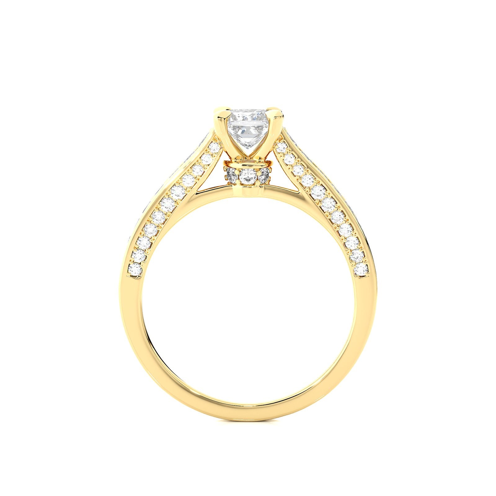 Solitaire Ring RC_PR_271 - YG