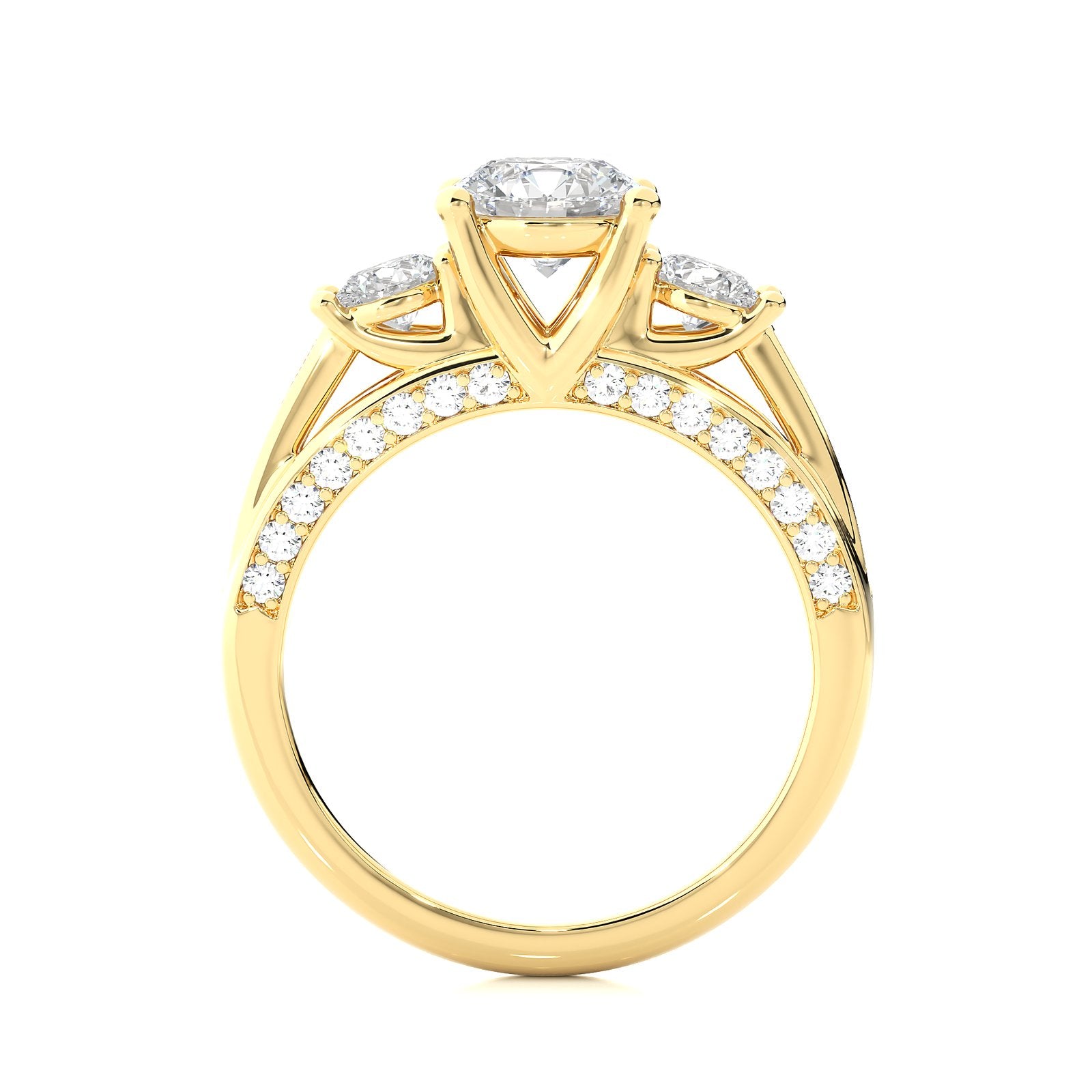 Solitaire Ring R3_RD_139 - YG