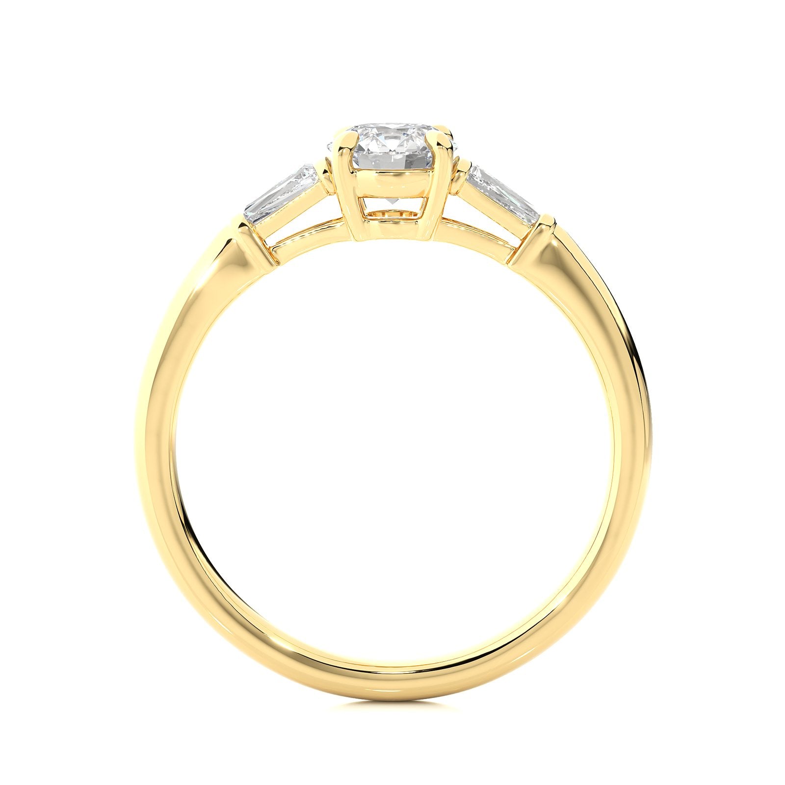 Solitaire Ring R3_RD_117 - YG