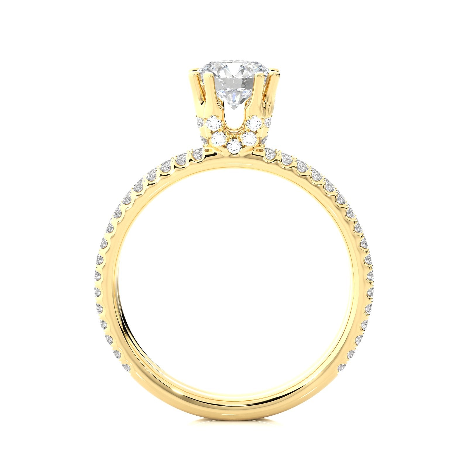 Solitaire Ring RP_RD_180 - YG