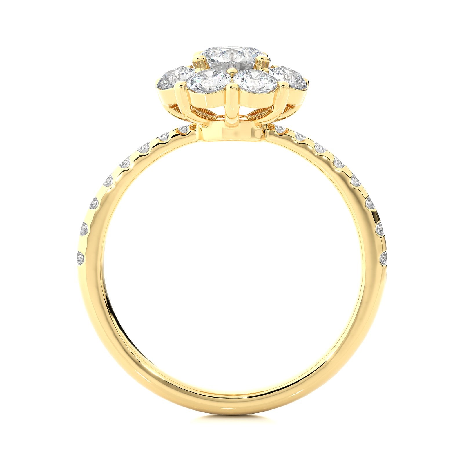 Solitaire Ring RH_RD_228 - YG