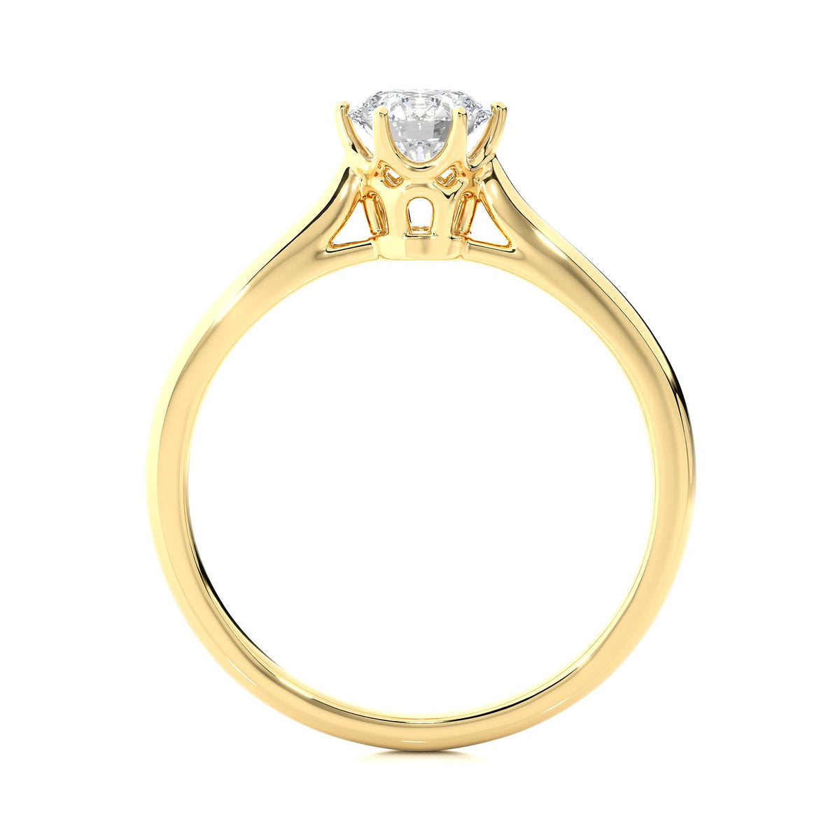 Solitaire Ring RS_RD_168 - YG