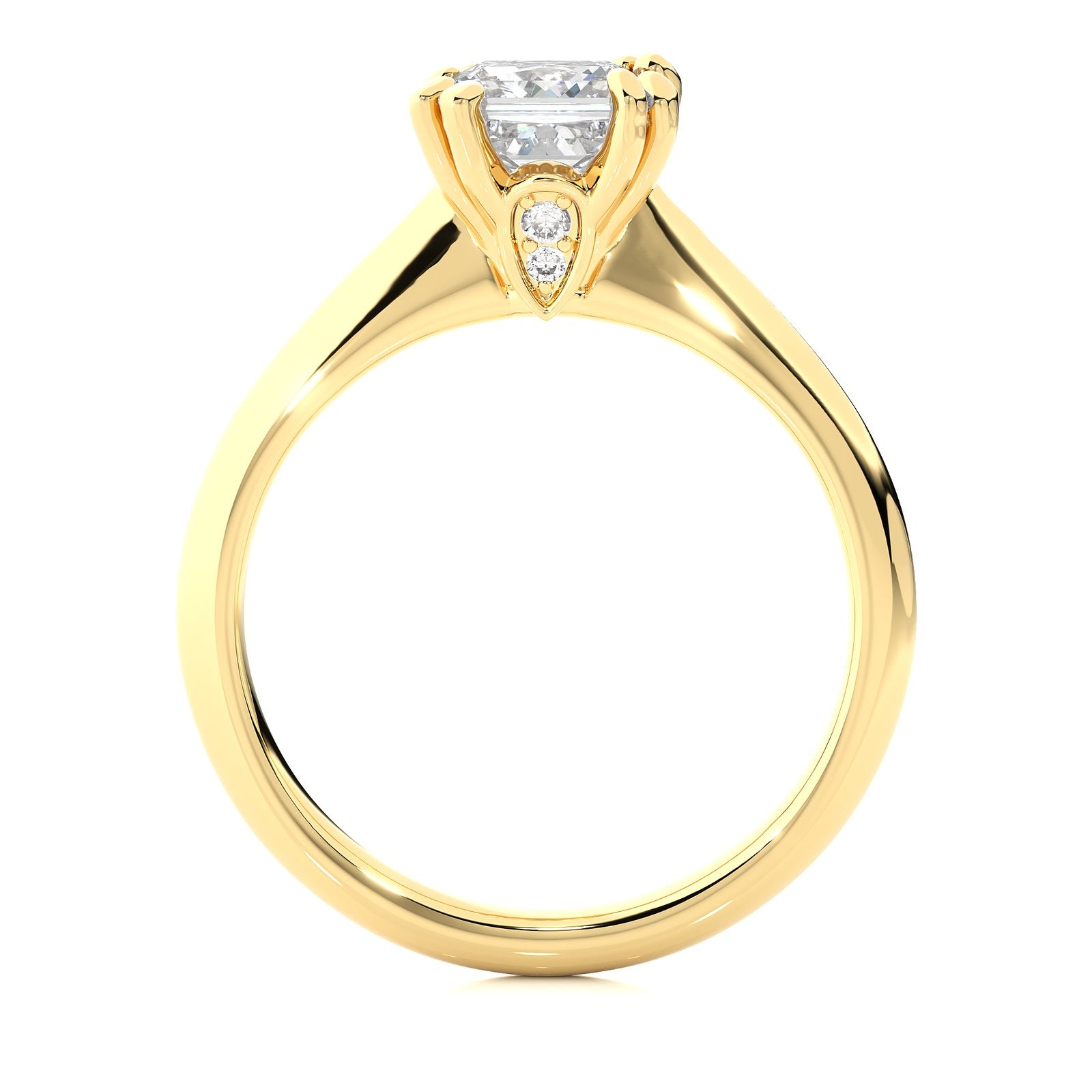 Solitaire Ring RS_PR_120 - YG