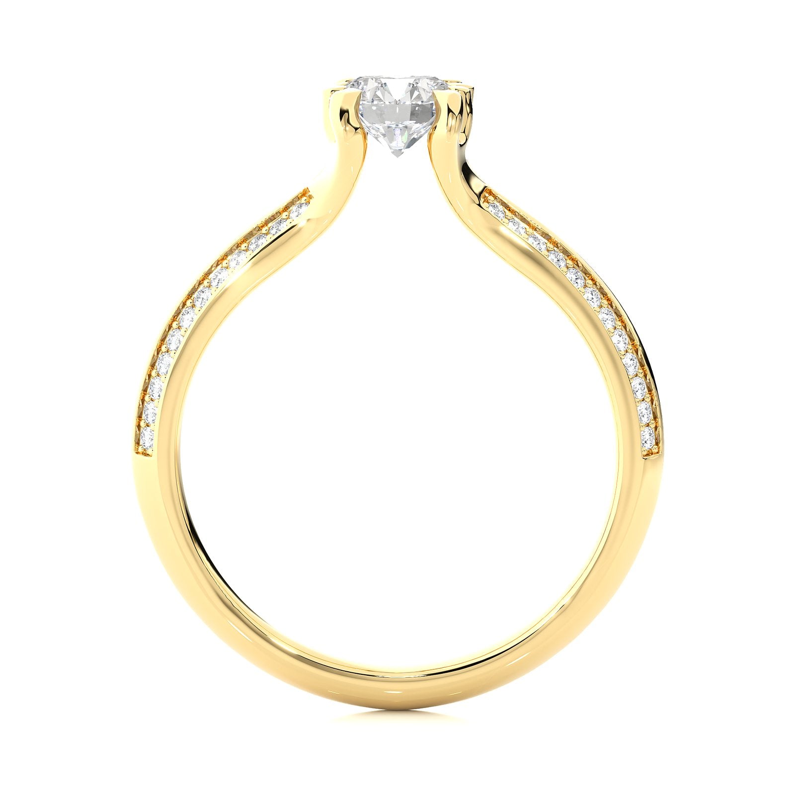 Solitaire Ring RP_RD_170 - YG