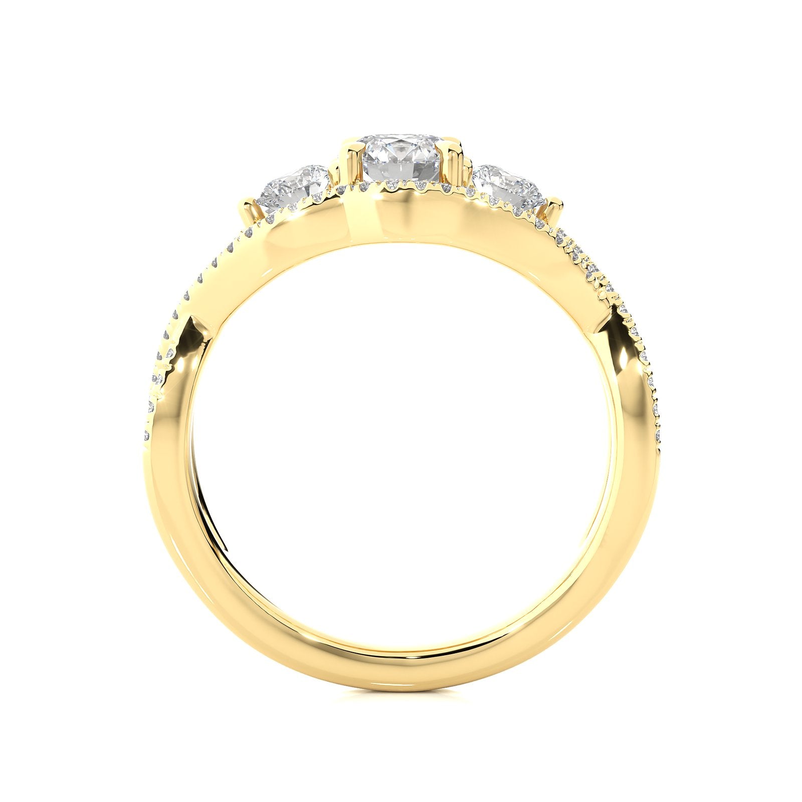 Solitaire Ring R3_RD_169 - YG