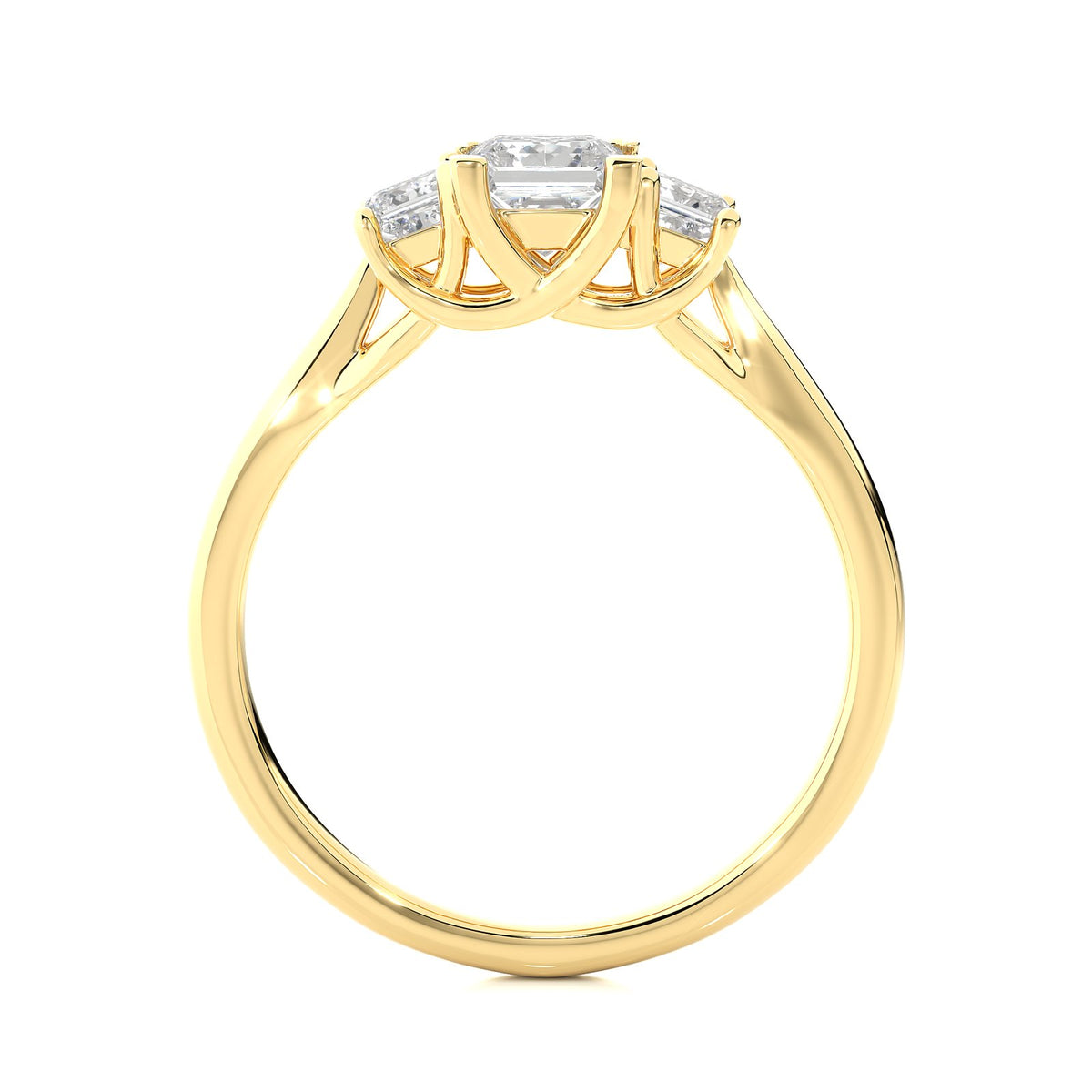 Solitaire Ring R3_PR_158 - YG
