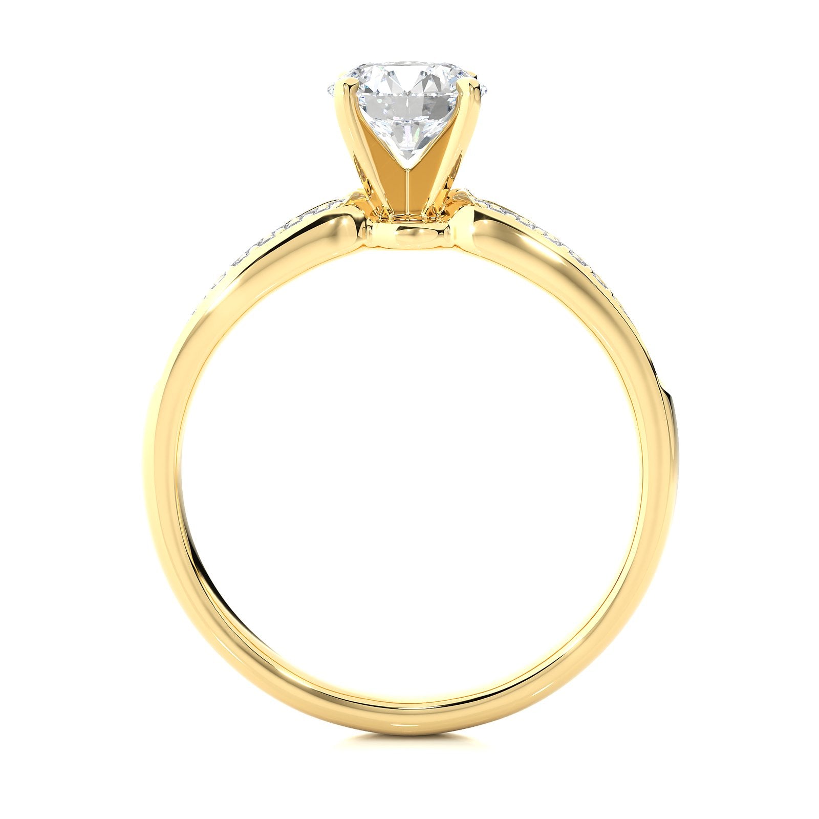 Solitaire Ring RP_RD_109 - YG