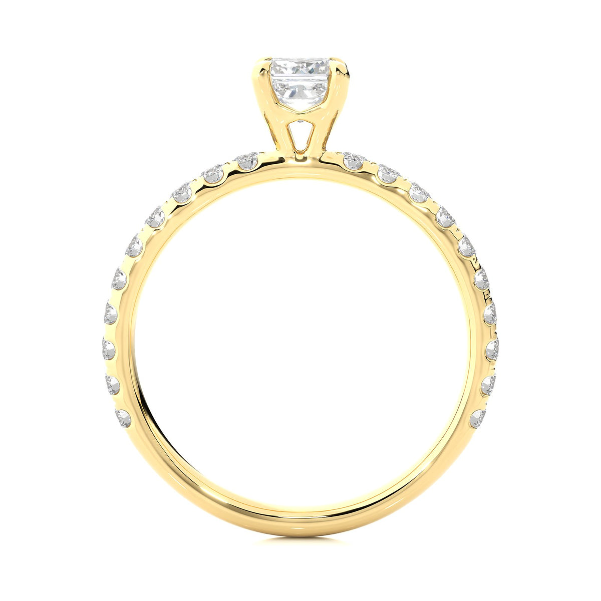 Solitaire Ring RC_AS_236 - YG