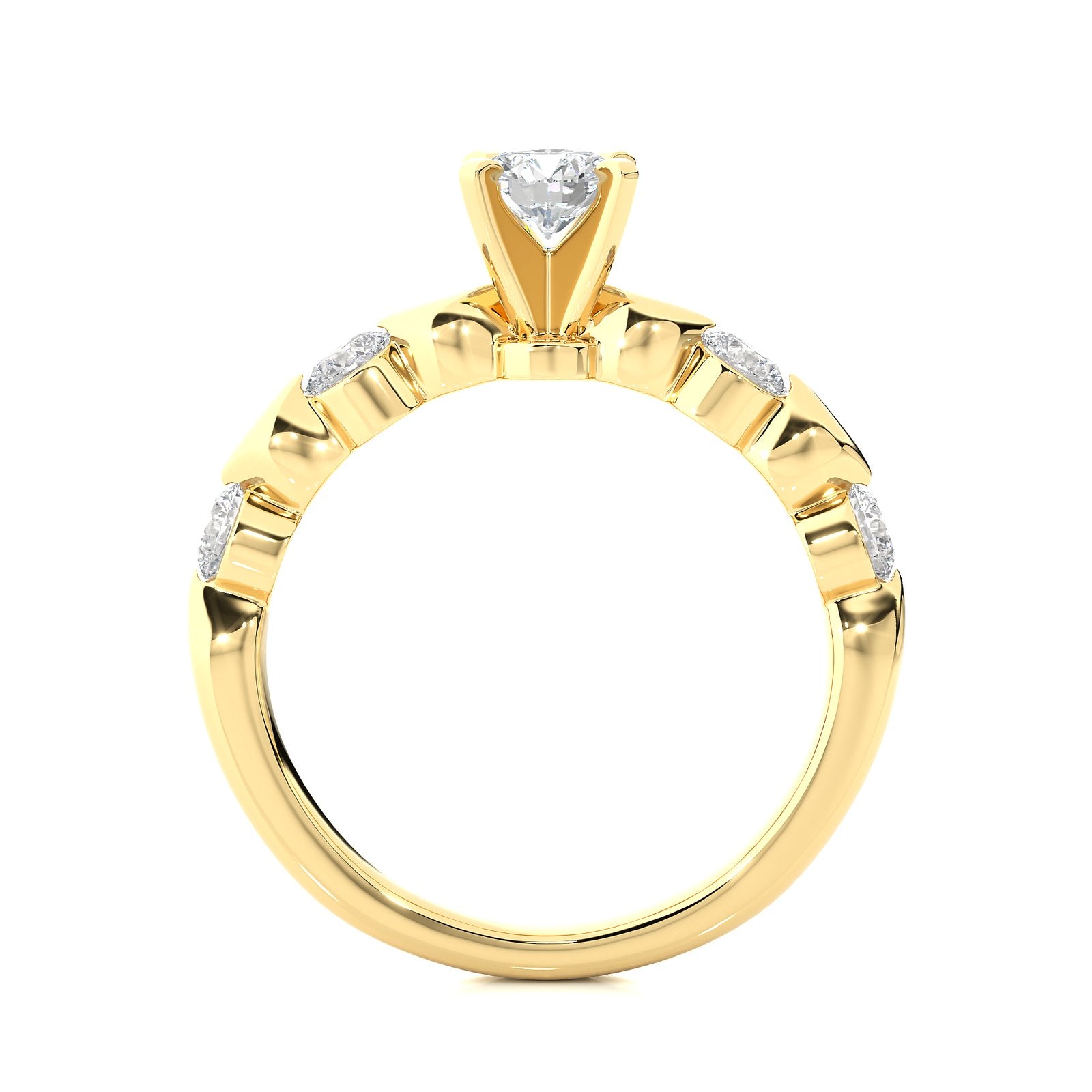 Solitaire Ring RC_RD_263 - YG