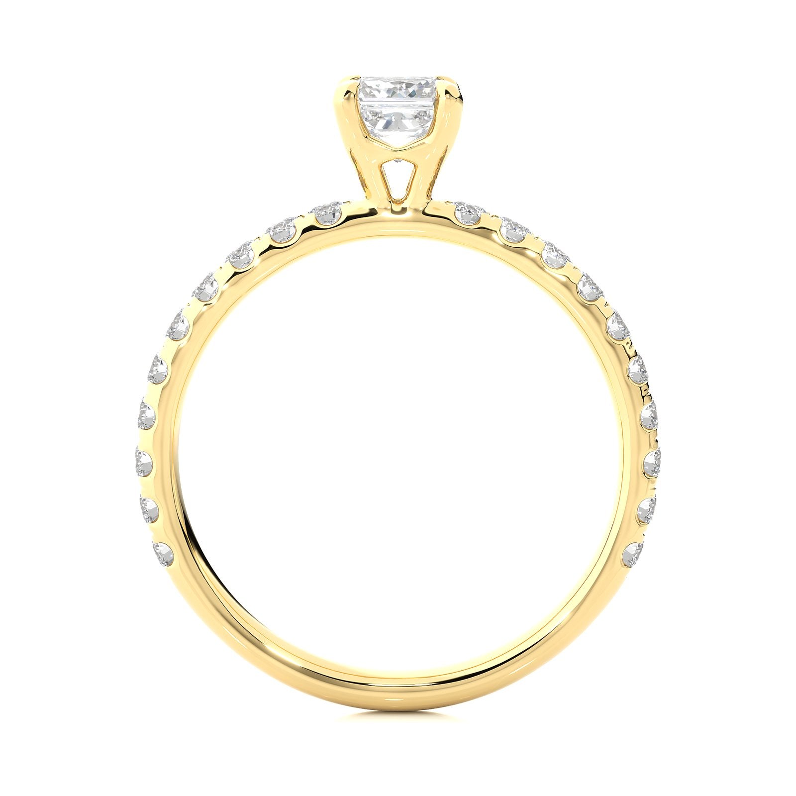 Solitaire Ring RC_AS_236 - YG