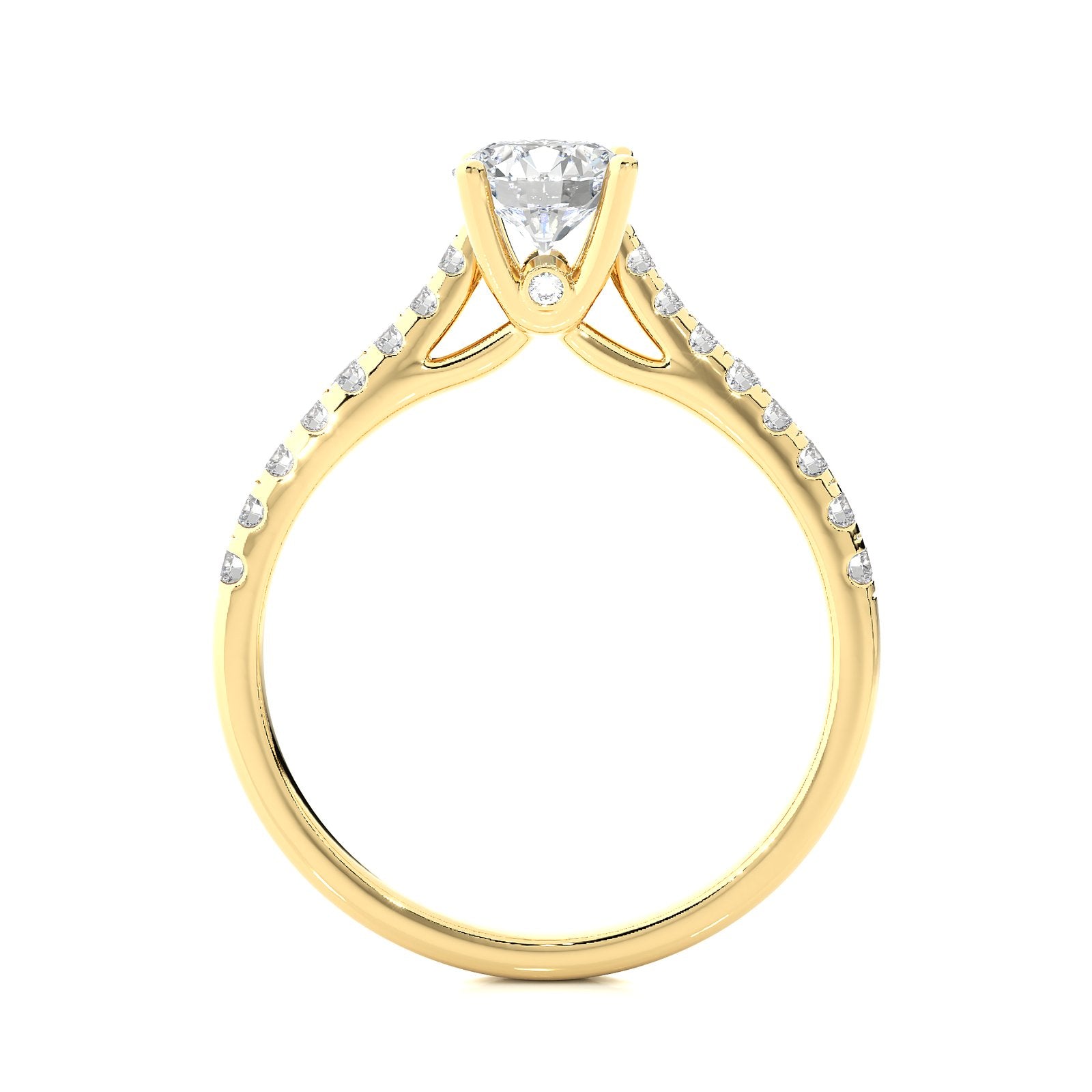 Solitaire Ring RC_RD_206 - YG