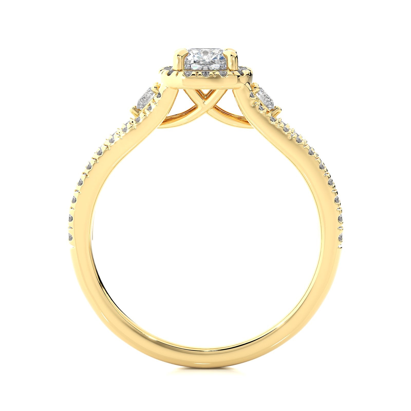 Solitaire Ring R3_RD_174 - YG