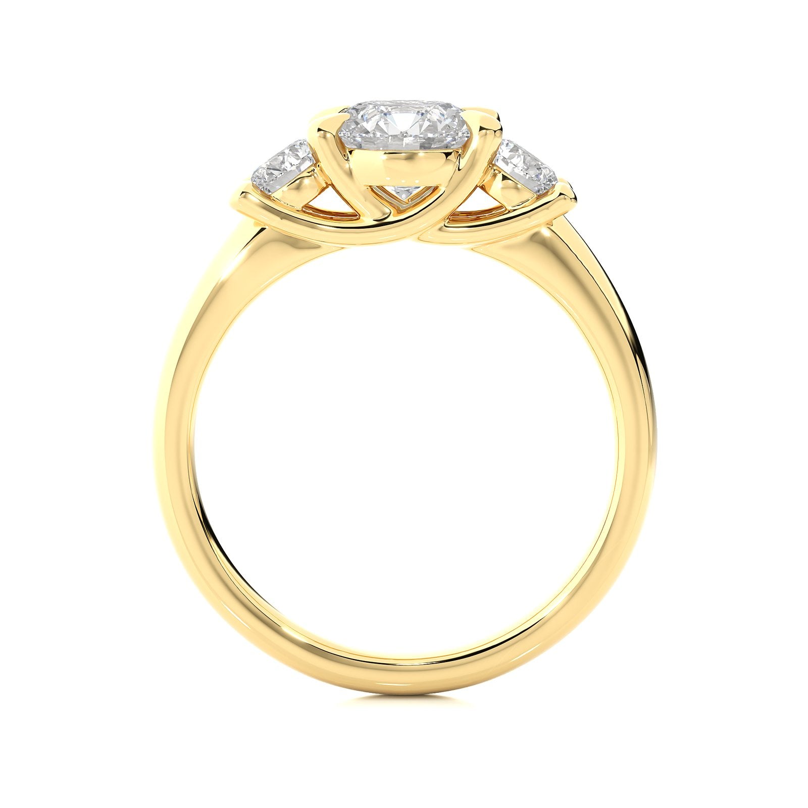 Solitaire Ring R3_RD_138 - YG