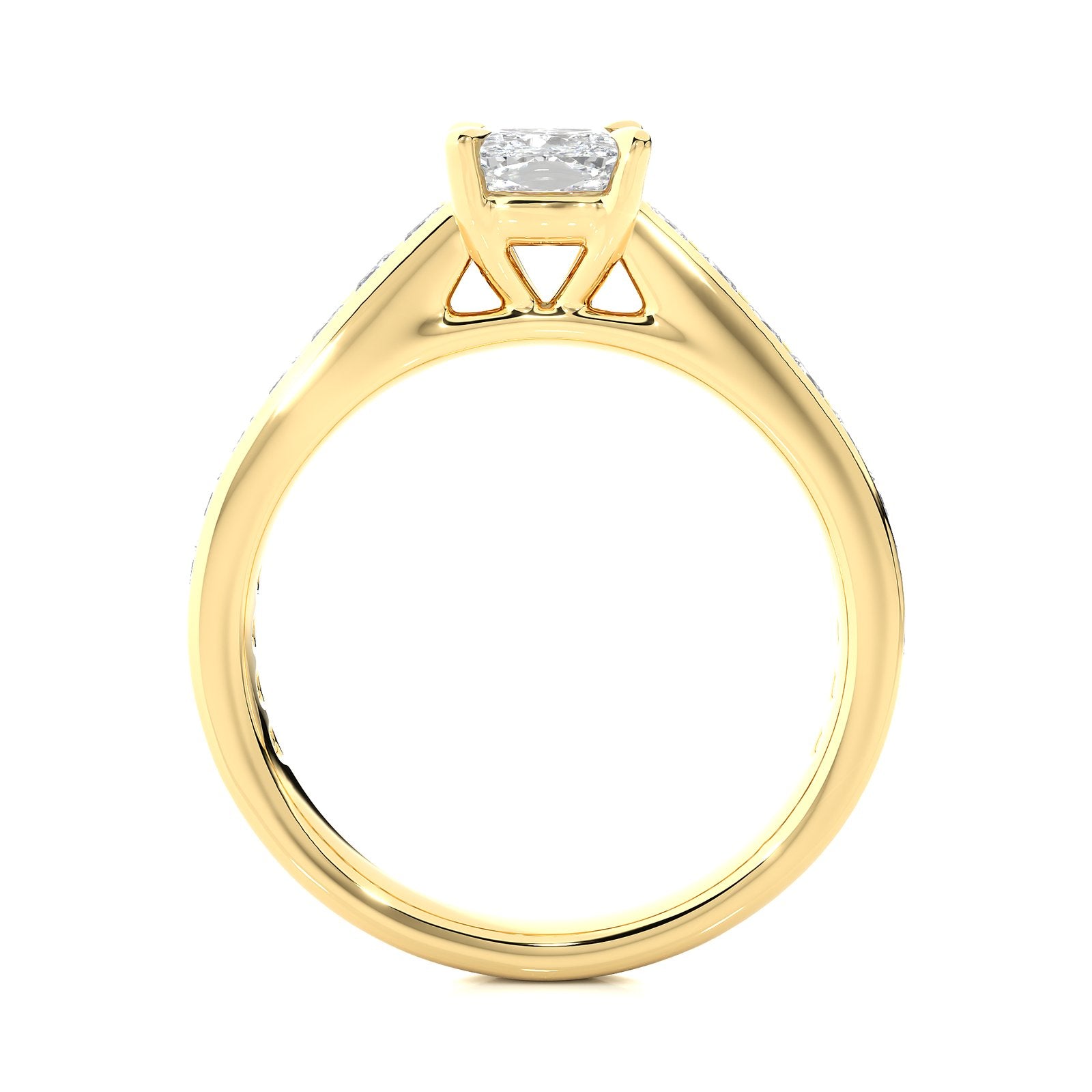 Solitaire Ring RC_CU_153 - YG