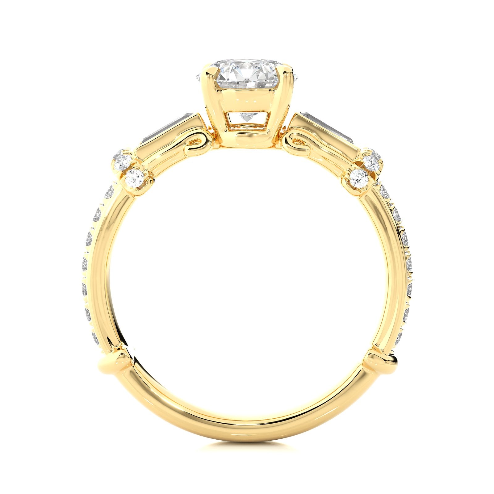Solitaire Ring RC_RD_172 - YG