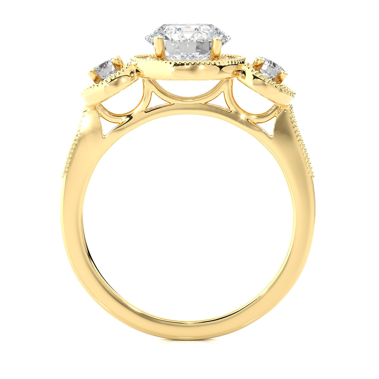 Solitaire Ring R3_RD_108 - YG