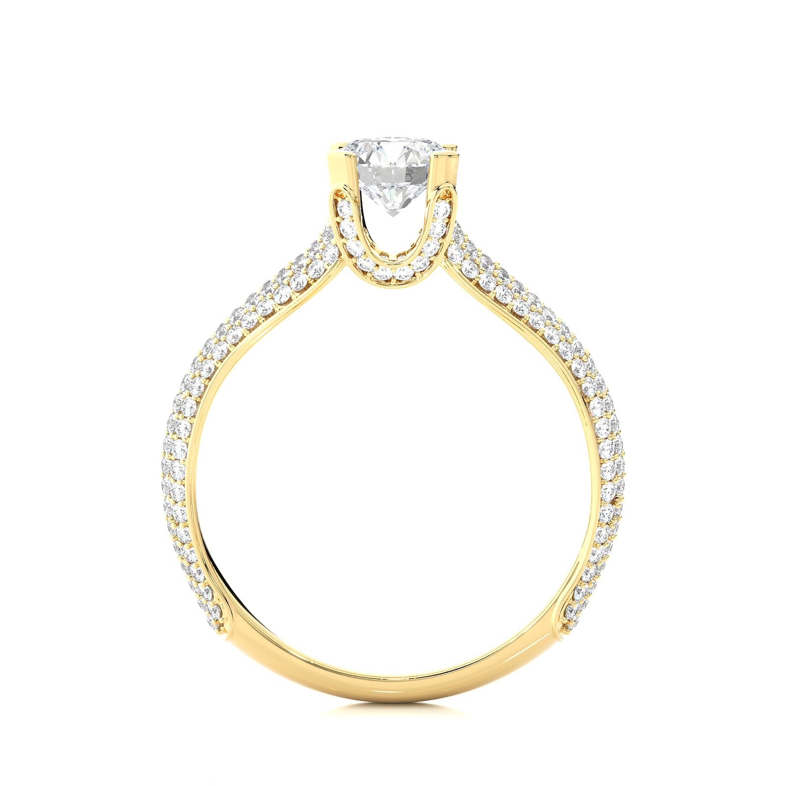 Solitaire Ring RP_RD_155 - YG