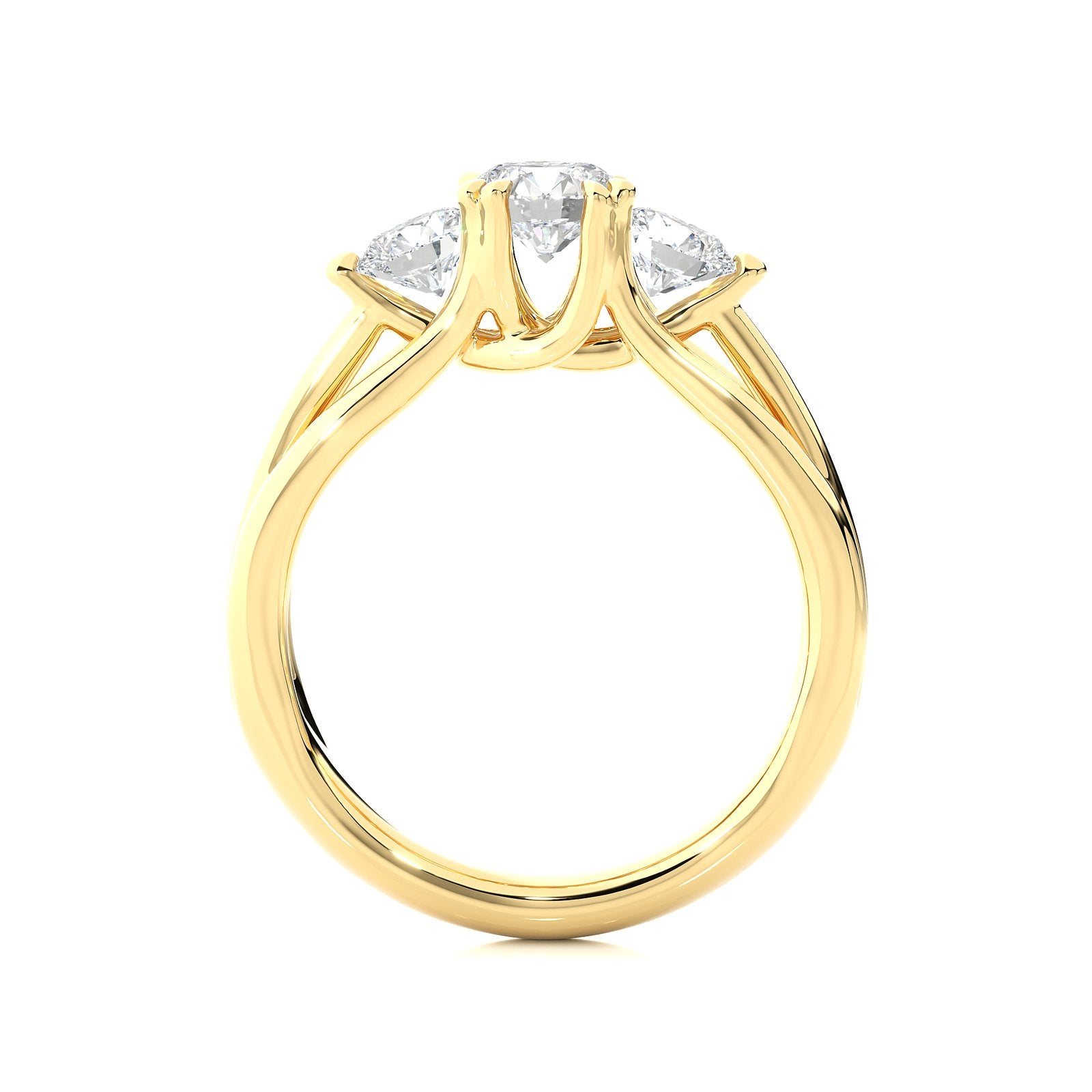 Solitaire Ring R3_RD_147 - YG