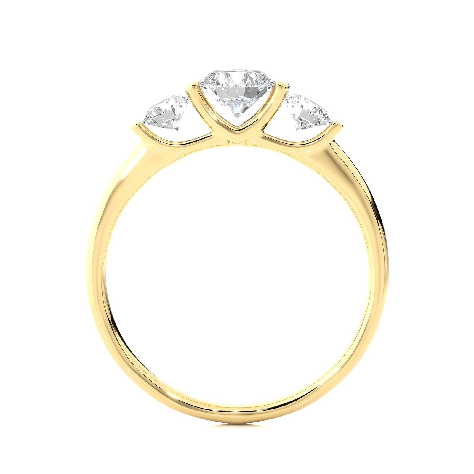 Solitaire Ring R3_RD_164 - YG
