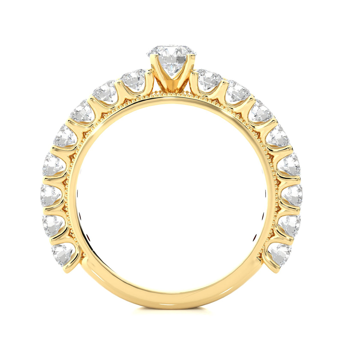Solitaire Ring RC_RD_276 - YG