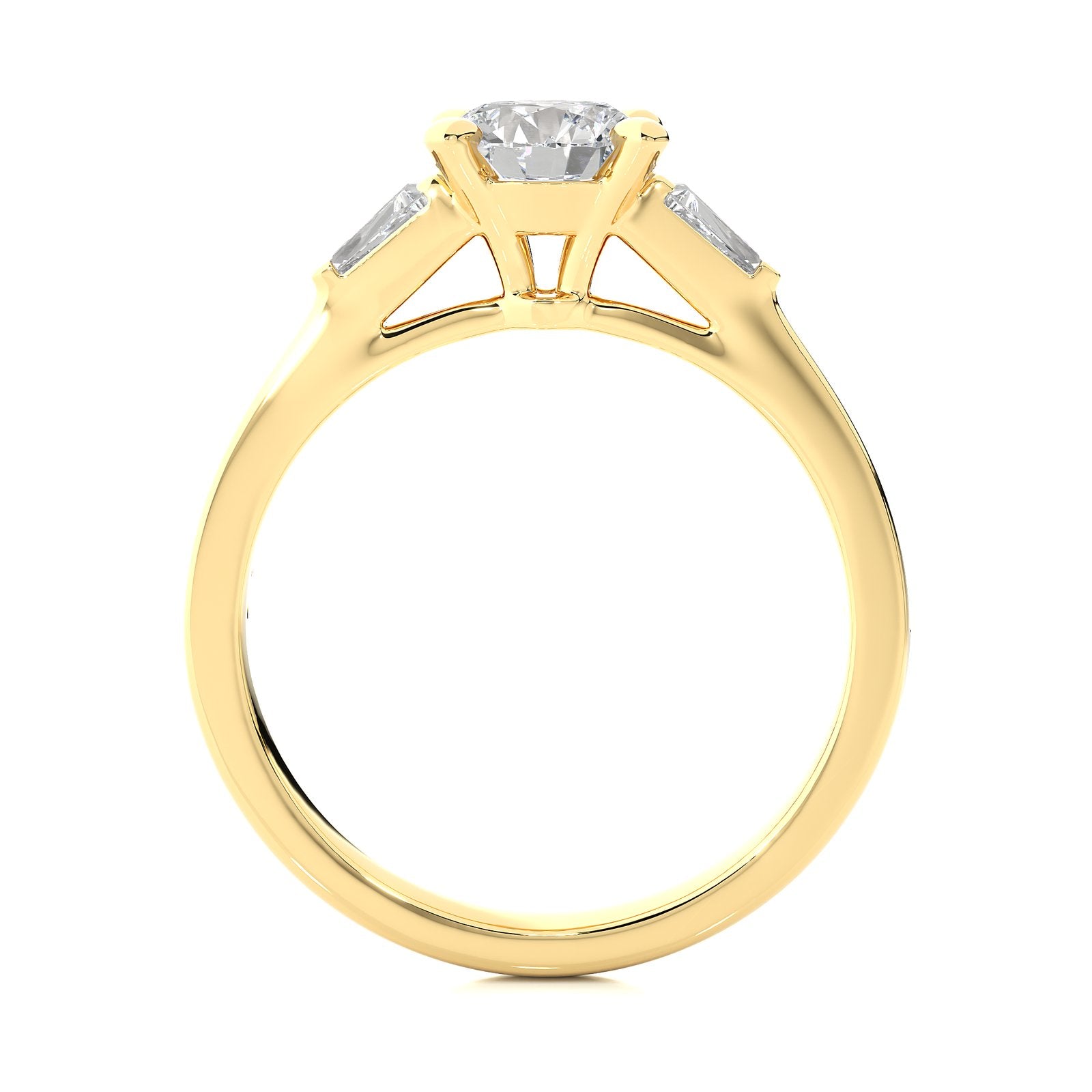 Solitaire Ring R3_RD_125 - YG