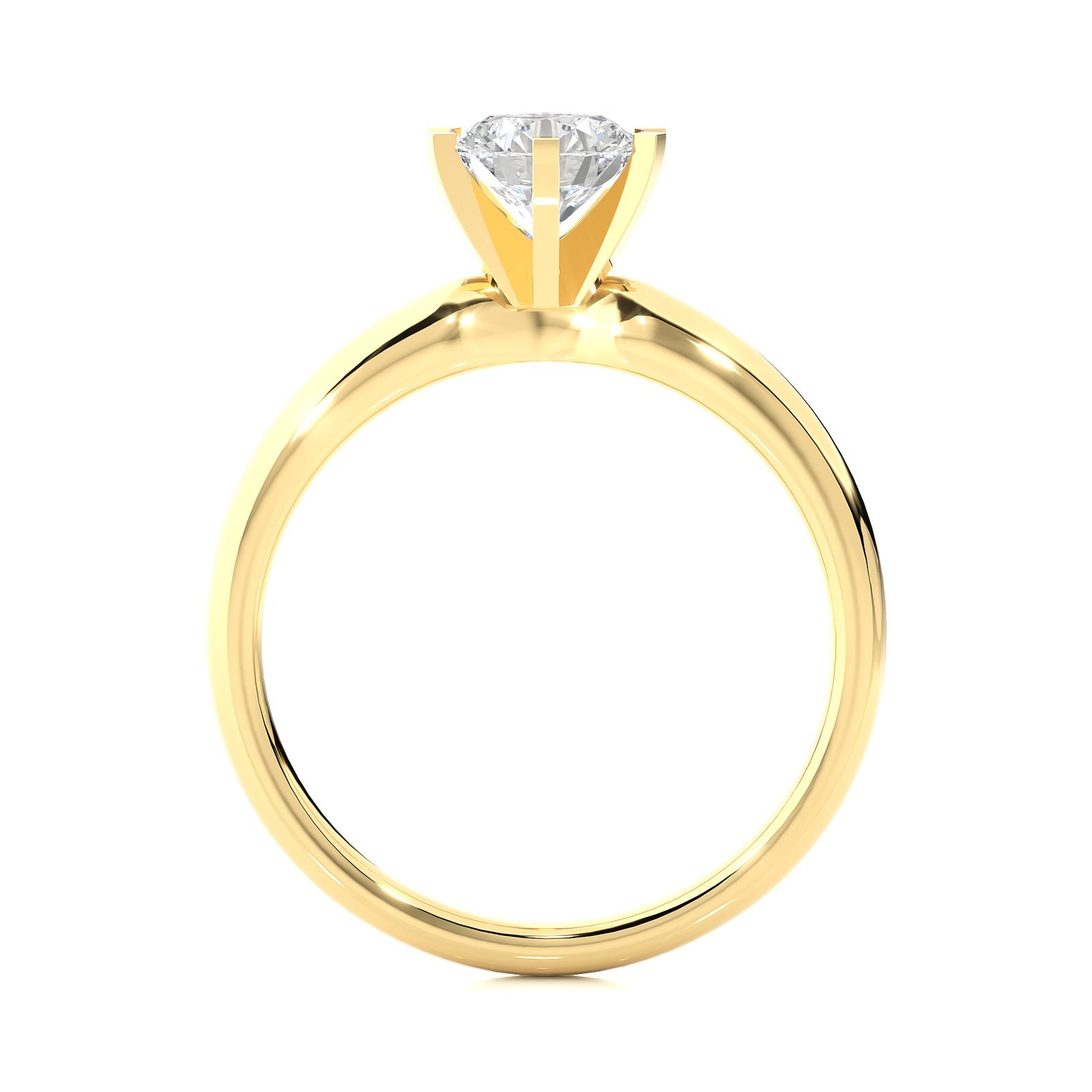 Solitaire Ring RS_RD_103 - YG