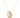 Teardrop halo diamond necklace in yellow gold with lab-grown center stone
