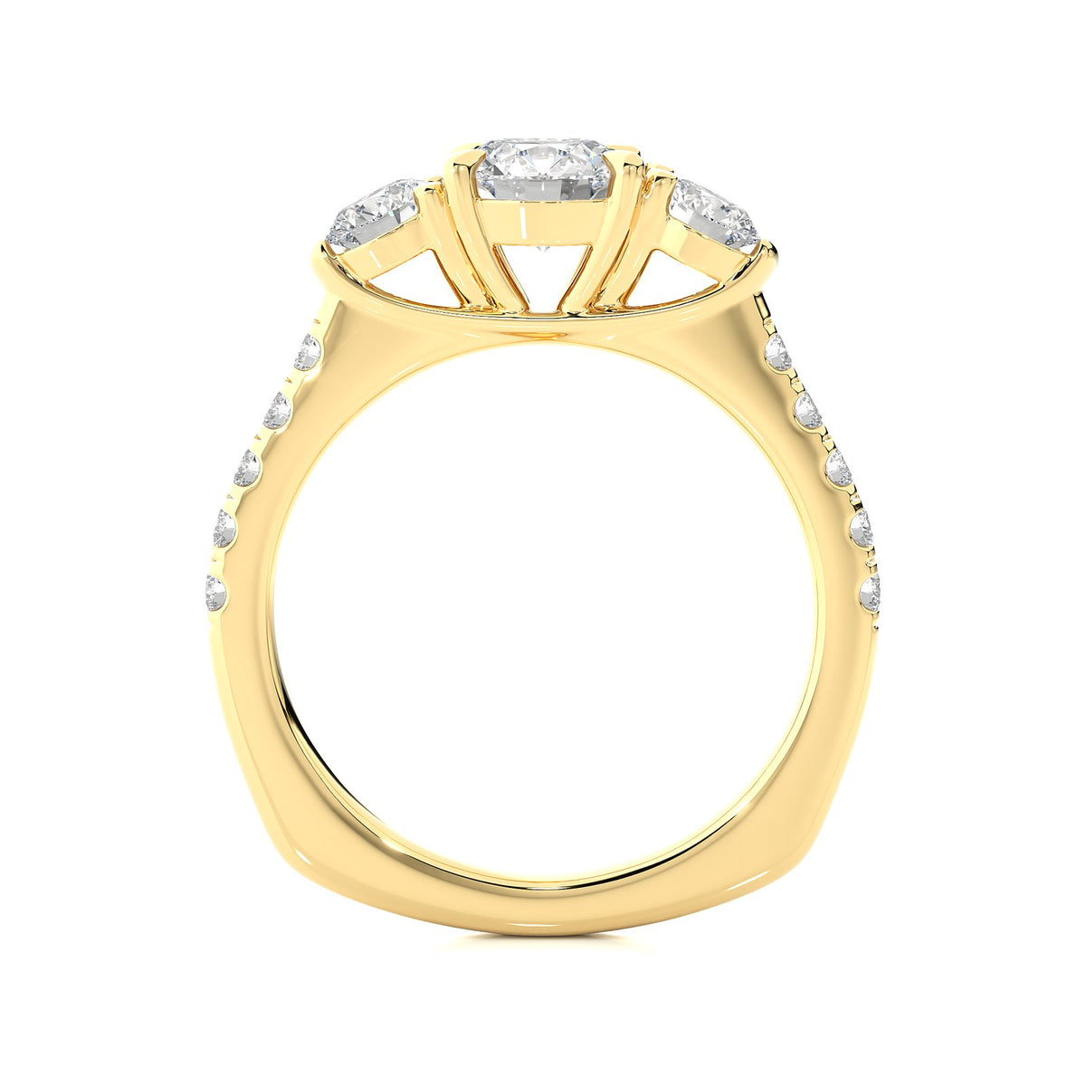 Solitaire Ring R3_RD_145 - YG