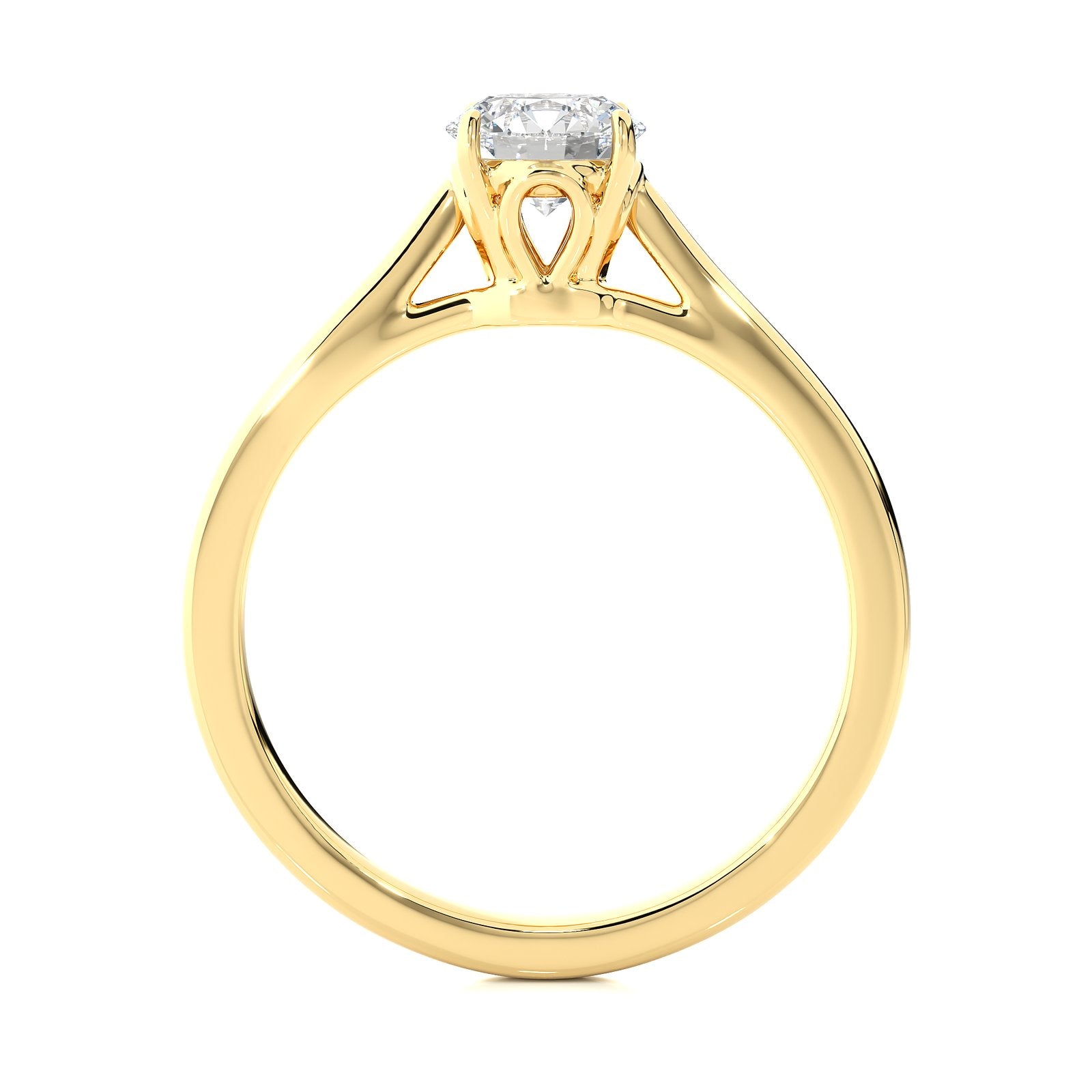 Solitaire Ring RS_RD_170 - YG