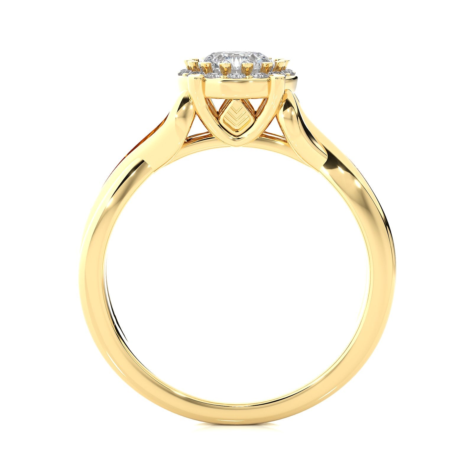 Solitaire Ring RH_RD_175 - YG