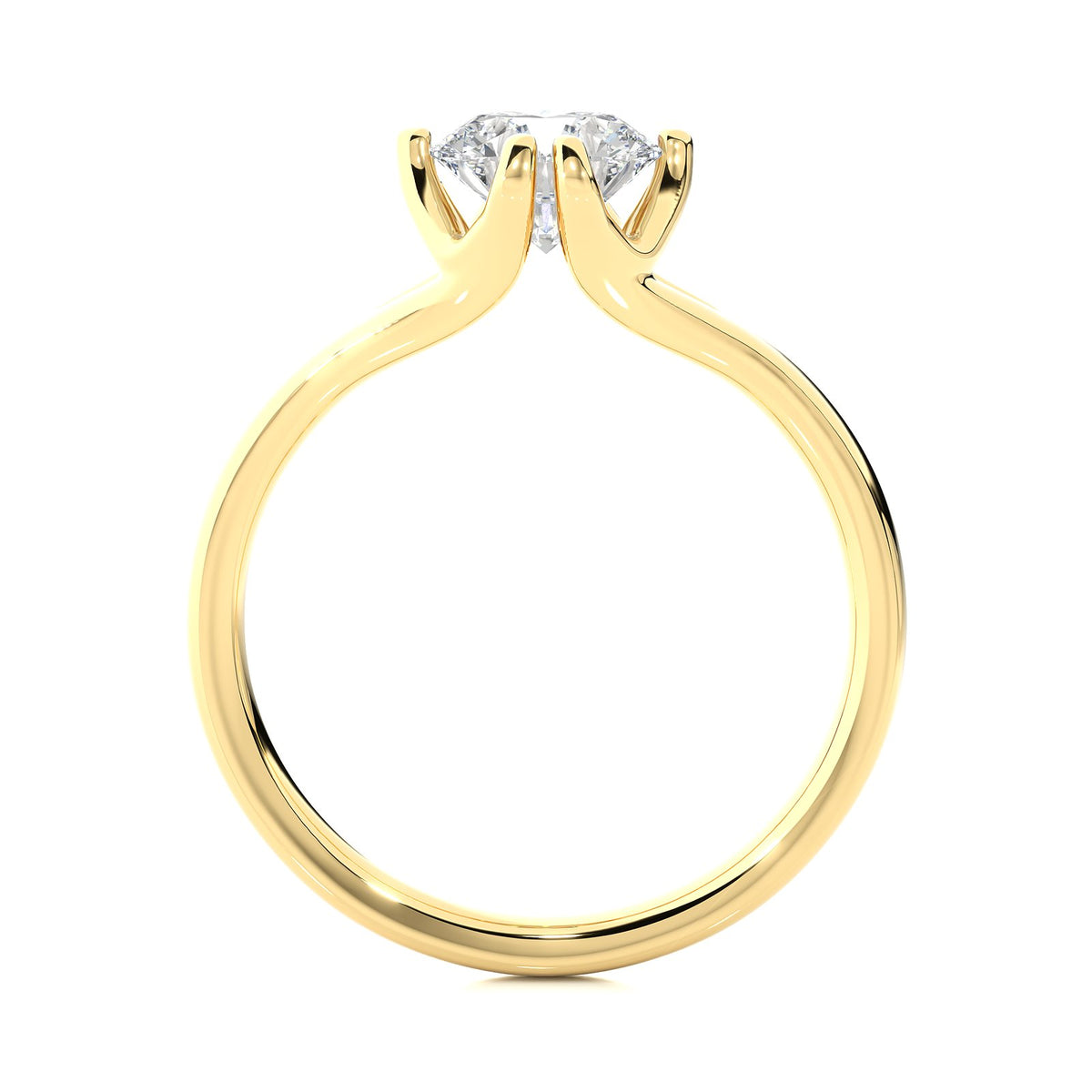 Solitaire Ring RS_RD_147 - YG