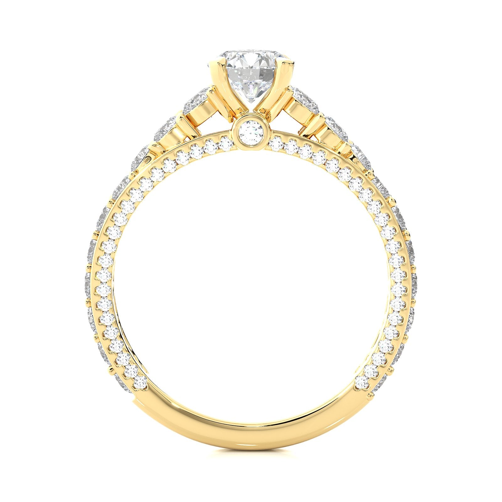 Solitaire Ring RV_RD_129 - YG