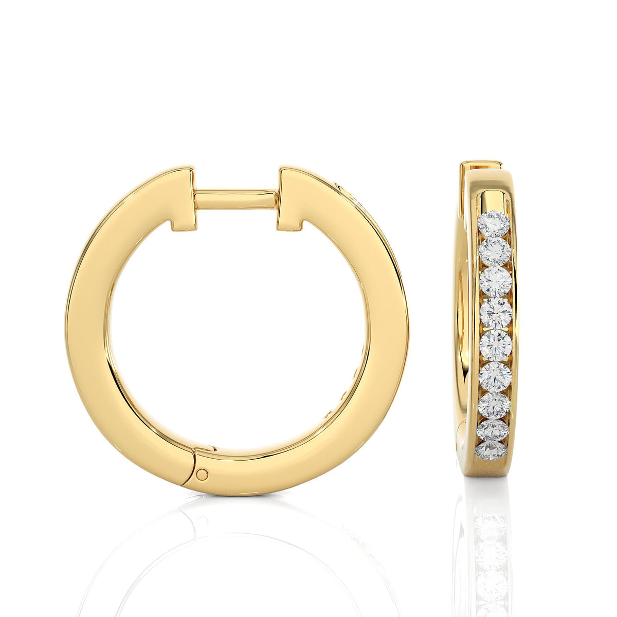 Earrings DH_RD_100 - YG