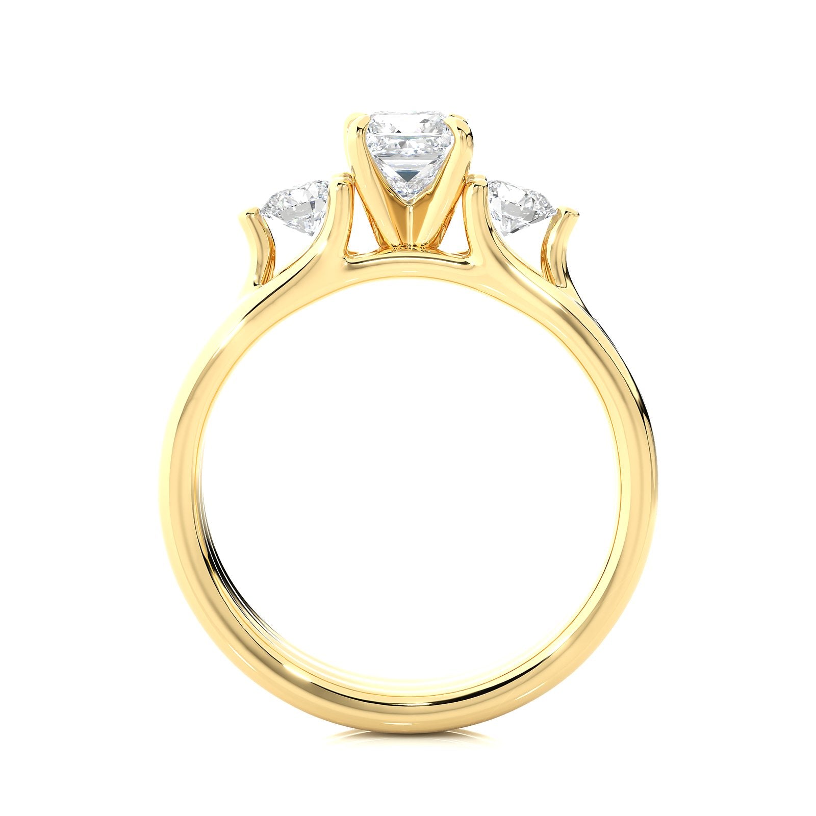 Solitaire Ring R3_PR_142 - YG
