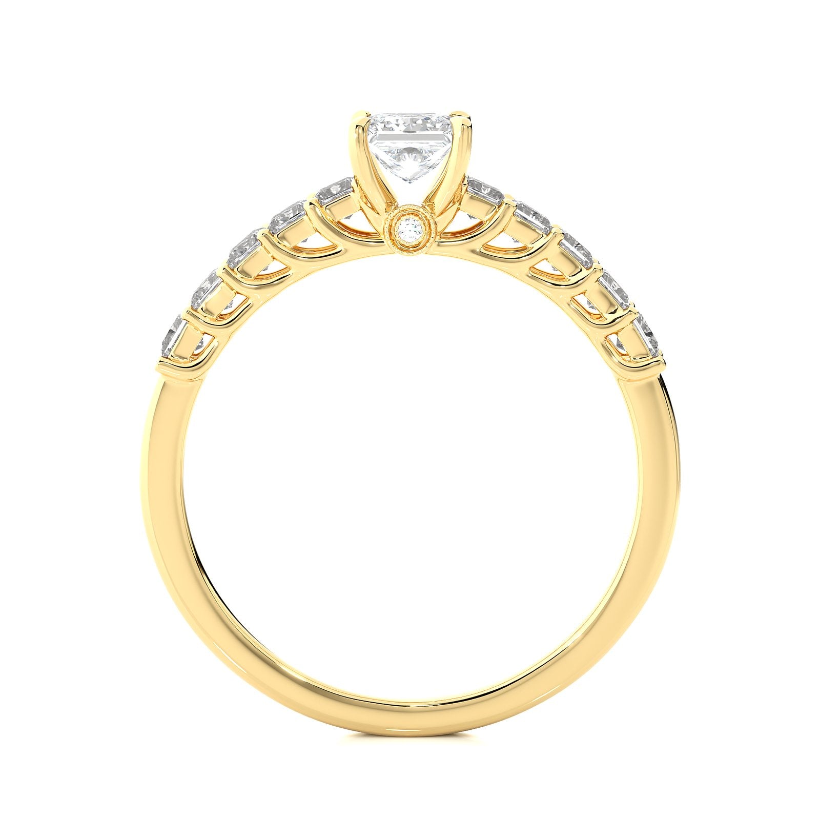 Solitaire Ring RC_PR_223 - YG