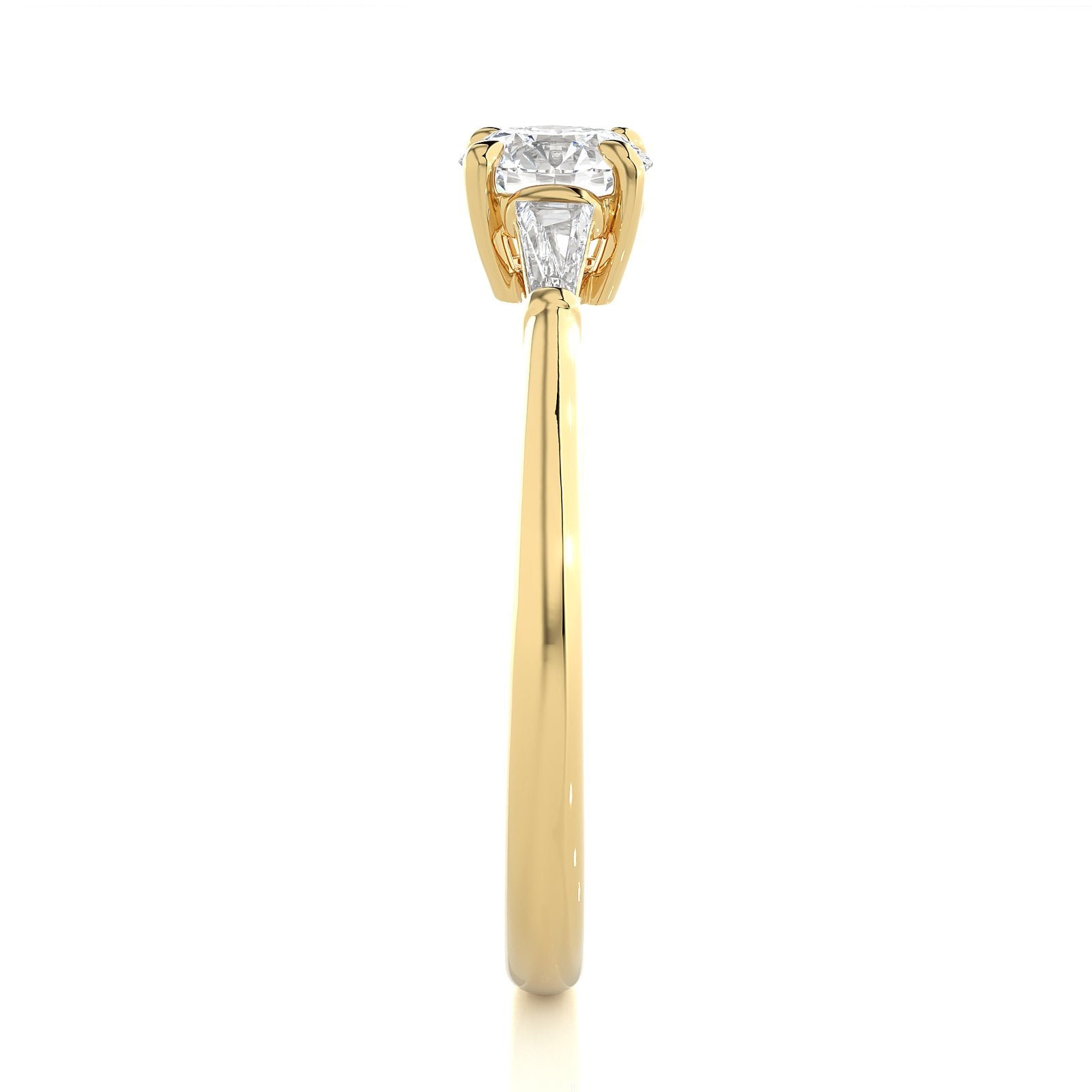 Solitaire Ring R3_RD_117 - YG