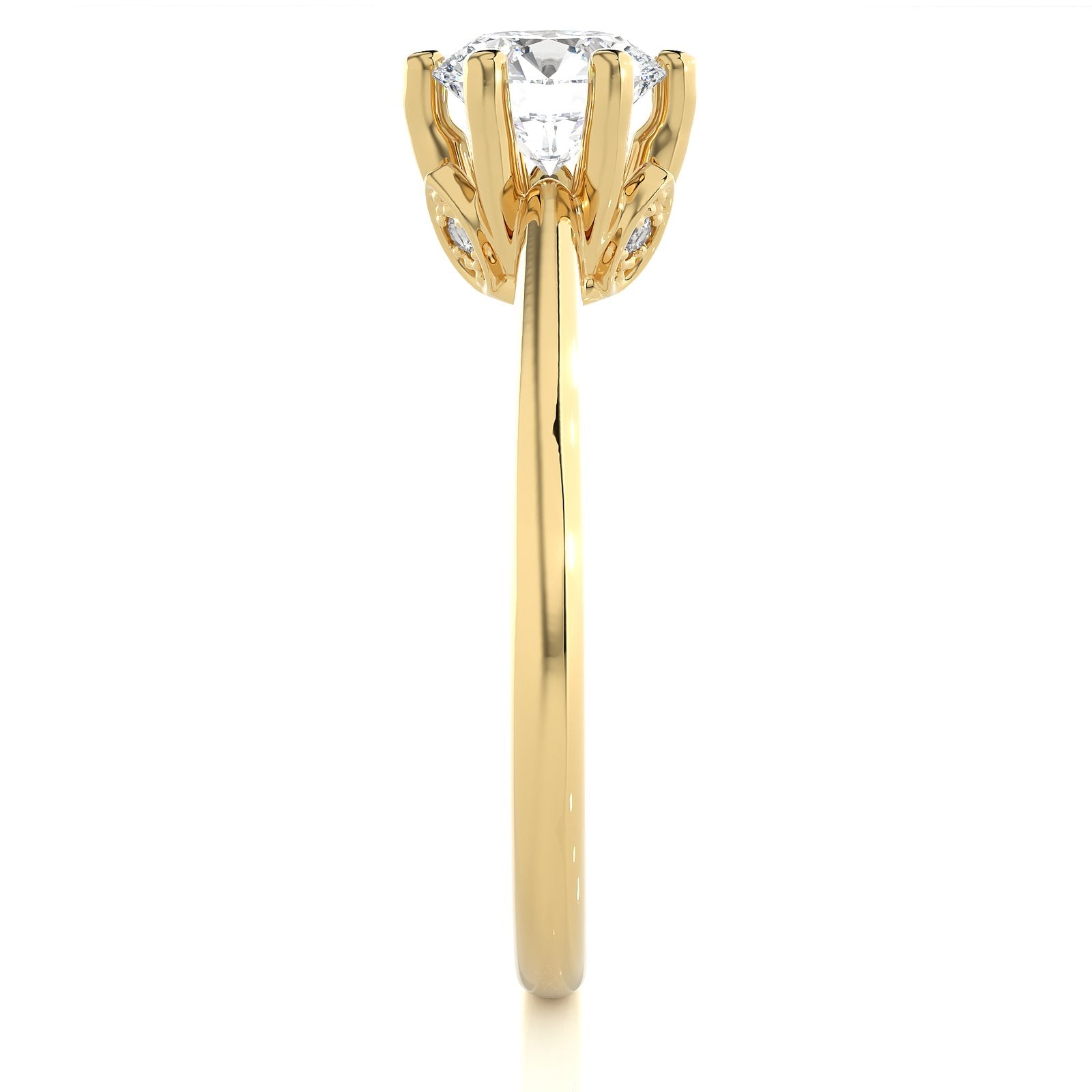 Solitaire Ring RS_RD_114 - YG