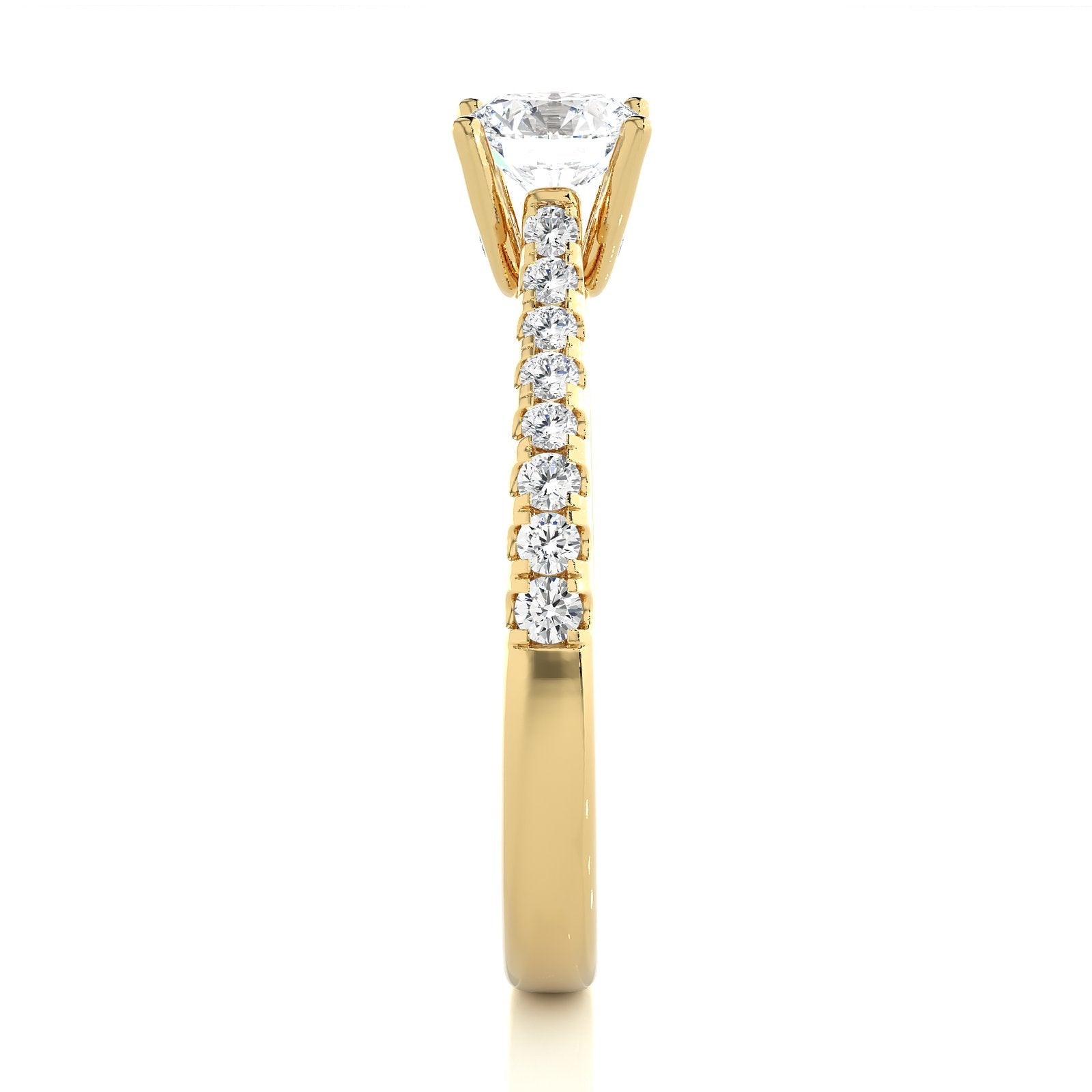 Solitaire Ring RC_RD_206 - YG